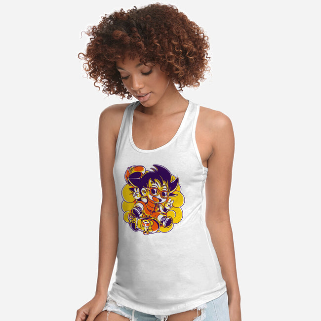 Rad Kid-womens racerback tank-estudiofitas