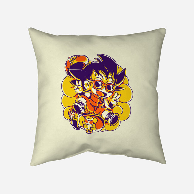 Rad Kid-none removable cover w insert throw pillow-estudiofitas