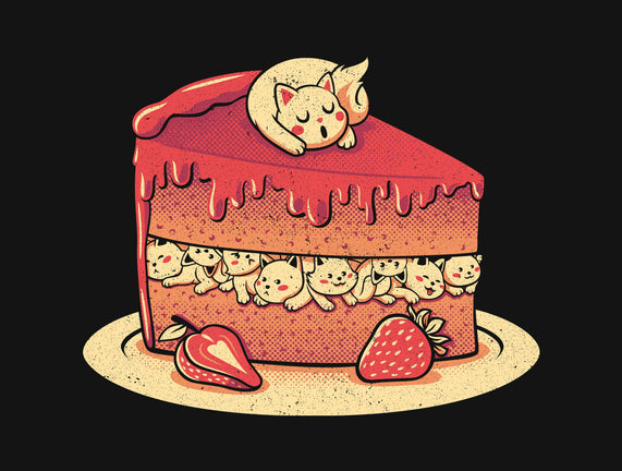 Strawberry Kitten Cake