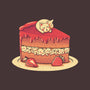 Strawberry Kitten Cake-none fleece blanket-tobefonseca