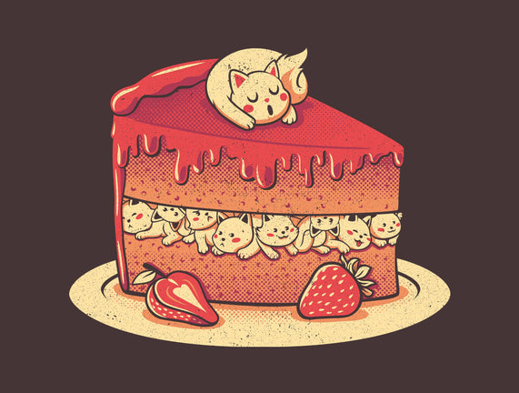 Strawberry Kitten Cake