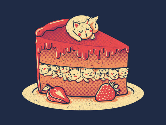 Strawberry Kitten Cake