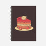 Strawberry Kitten Cake-none dot grid notebook-tobefonseca