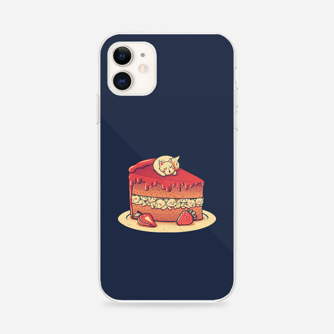 Strawberry Kitten Cake-iphone snap phone case-tobefonseca