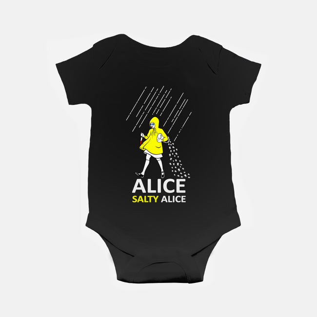 Alice, Salty Alice-baby basic onesie-goodidearyan