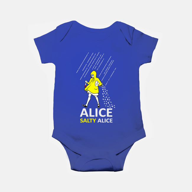 Alice, Salty Alice-baby basic onesie-goodidearyan
