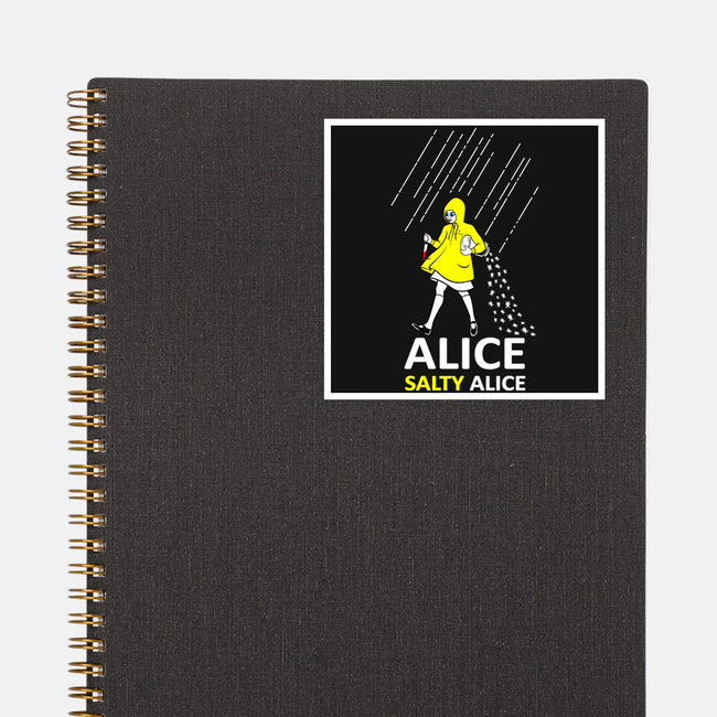 Alice, Salty Alice-none glossy sticker-goodidearyan