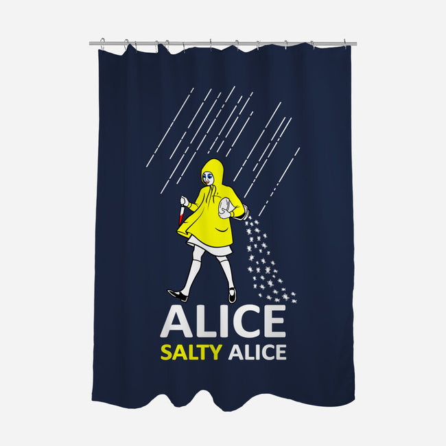 Alice, Salty Alice-none polyester shower curtain-goodidearyan