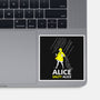 Alice, Salty Alice-none glossy sticker-goodidearyan