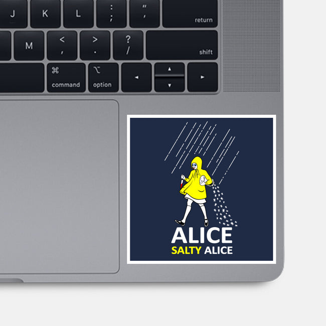 Alice, Salty Alice-none glossy sticker-goodidearyan