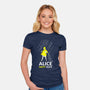 Alice, Salty Alice-womens fitted tee-goodidearyan