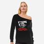 Diabolical-womens off shoulder sweatshirt-Tronyx79