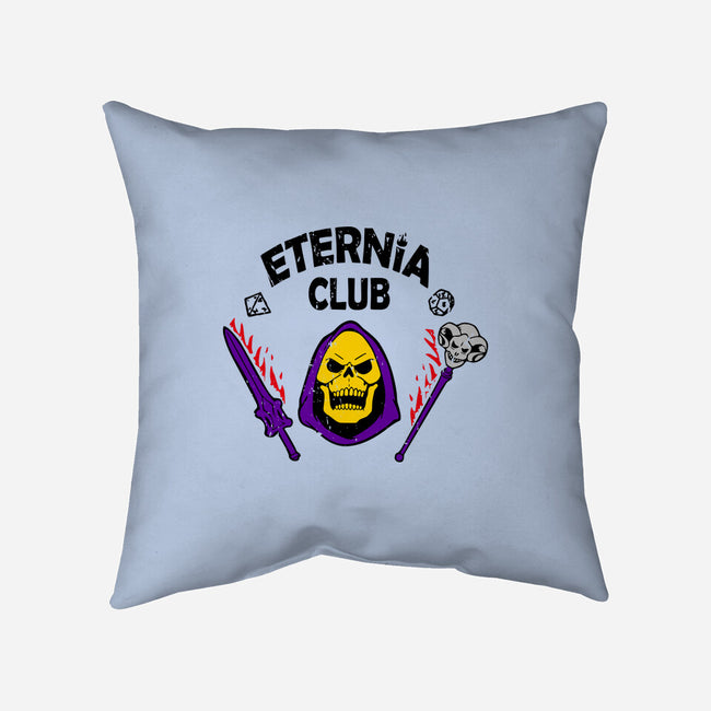 Eternia Club-none removable cover throw pillow-Melonseta