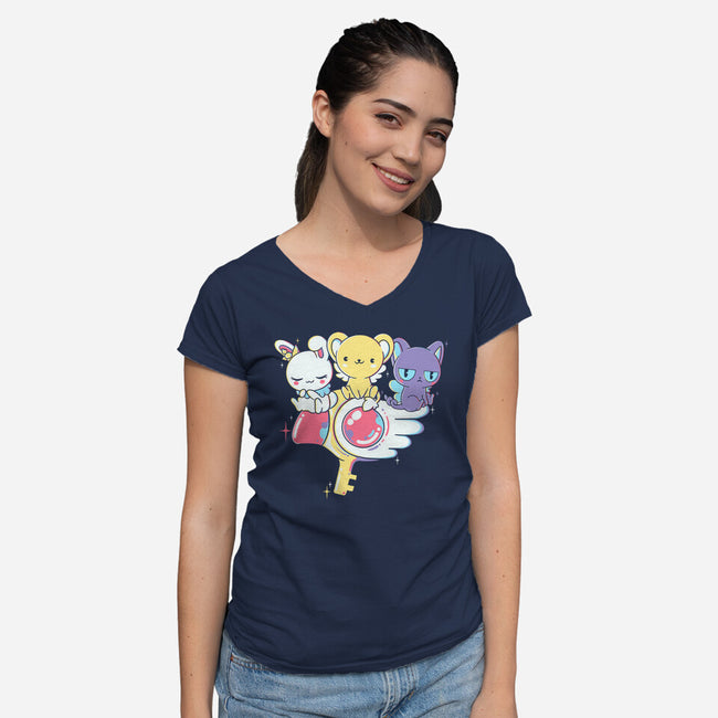 Guardian-womens v-neck tee-Douglasstencil