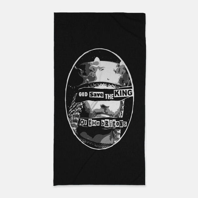 Holy Pistols-none beach towel-retrodivision