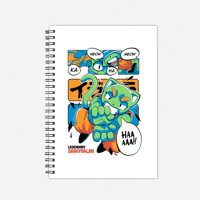 Ka-Meow-none dot grid notebook-Kabuto Studio