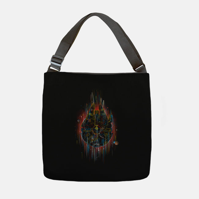 The Neon Falcon-none adjustable tote bag-kharmazero
