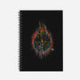 The Neon Falcon-none dot grid notebook-kharmazero