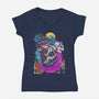 Wano Fights-womens v-neck tee-Genesis993