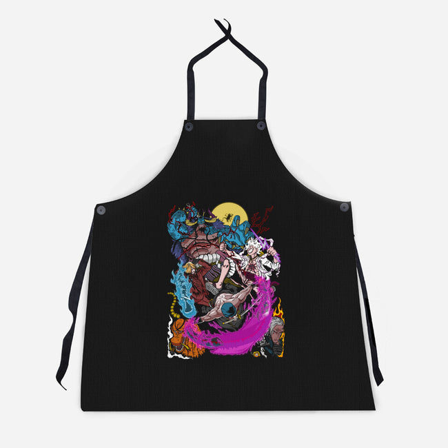 Wano Fights-unisex kitchen apron-Genesis993