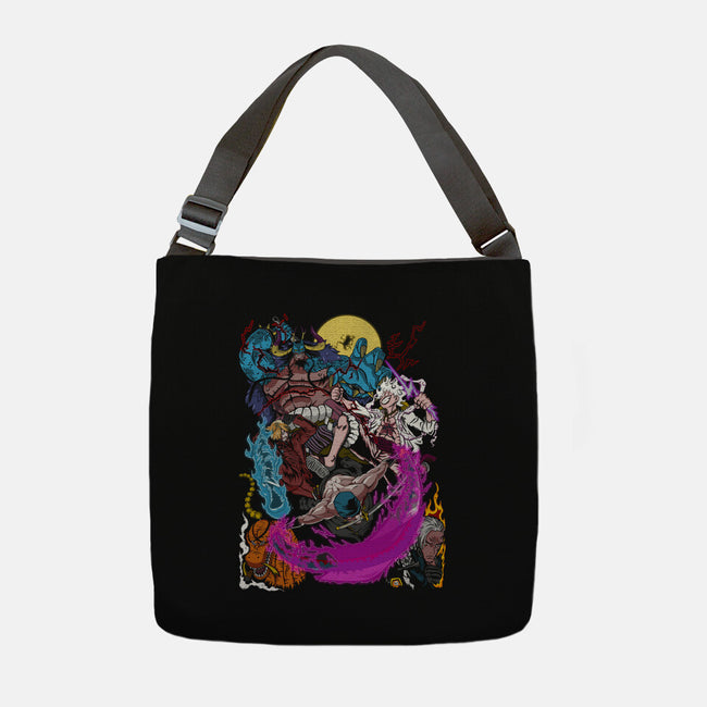 Wano Fights-none adjustable tote bag-Genesis993