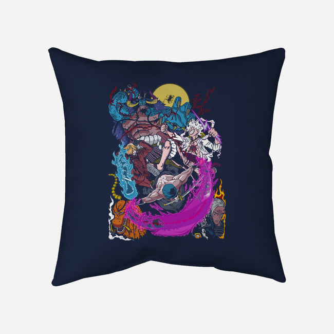 Wano Fights-none removable cover w insert throw pillow-Genesis993