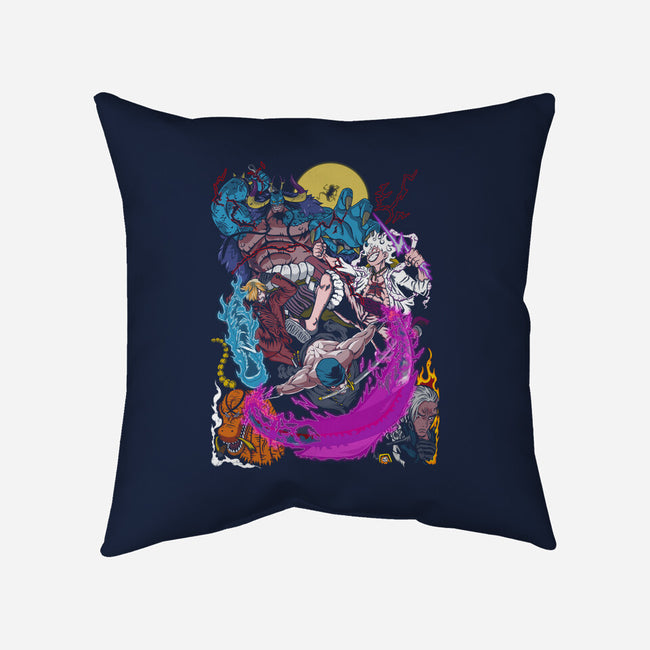 Wano Fights-none removable cover throw pillow-Genesis993