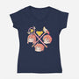 Captors Team-womens v-neck tee-Douglasstencil