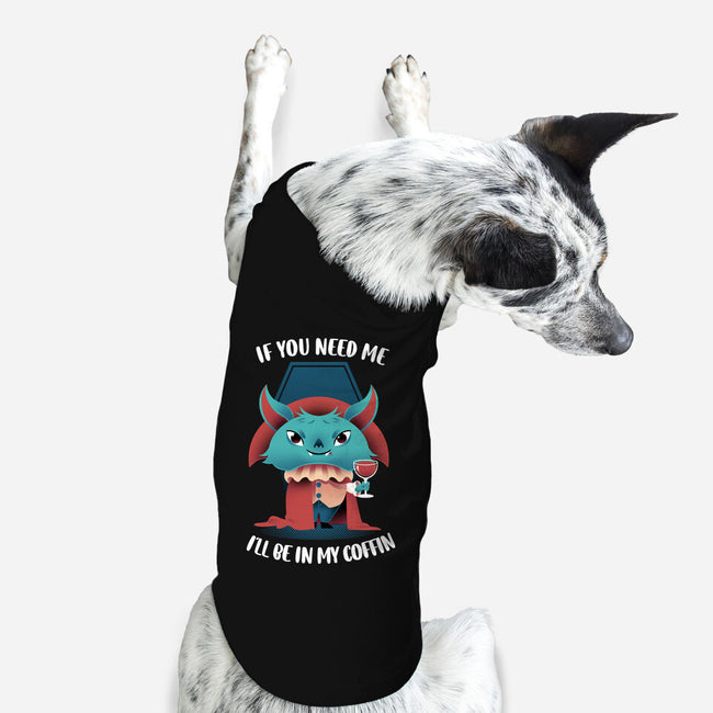 In My Coffin-dog basic pet tank-FunkVampire