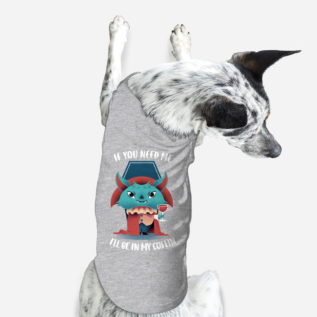 In My Coffin-dog basic pet tank-FunkVampire