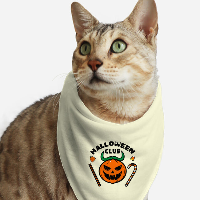 Join The Halloween Club-cat bandana pet collar-krisren28
