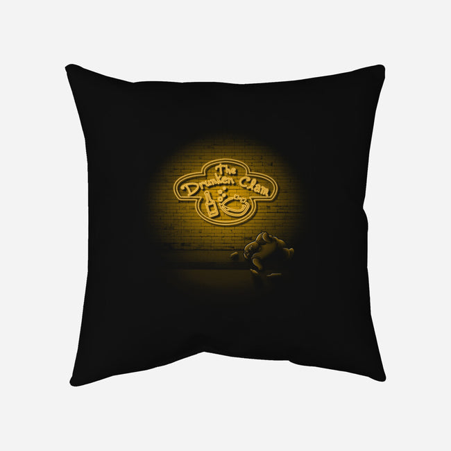 Drunken Clam-none removable cover throw pillow-se7te