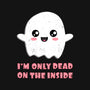 I'm Only Dead On The Inside-womens v-neck tee-BridgeWalker