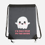 I'm Only Dead On The Inside-none drawstring bag-BridgeWalker