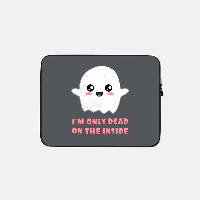 I'm Only Dead On The Inside-none zippered laptop sleeve-BridgeWalker
