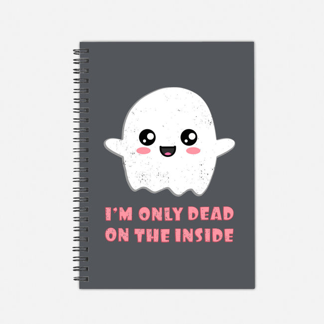 I'm Only Dead On The Inside-none dot grid notebook-BridgeWalker