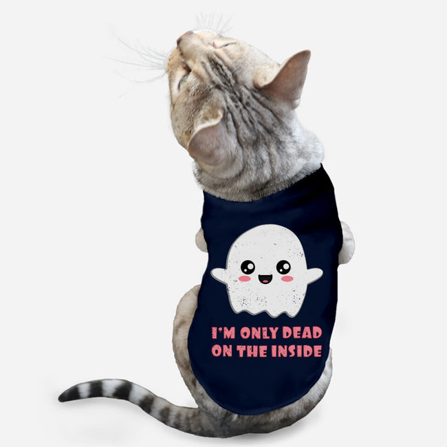 I'm Only Dead On The Inside-cat basic pet tank-BridgeWalker