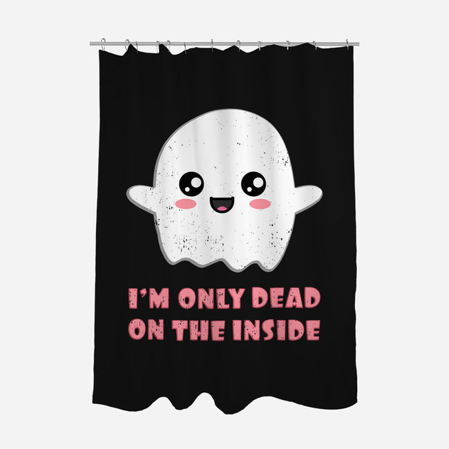 I'm Only Dead On The Inside-none polyester shower curtain-BridgeWalker