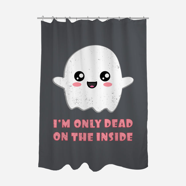 I'm Only Dead On The Inside-none polyester shower curtain-BridgeWalker