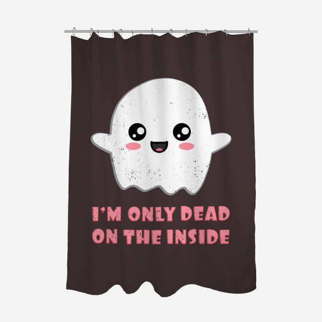 I'm Only Dead On The Inside-none polyester shower curtain-BridgeWalker
