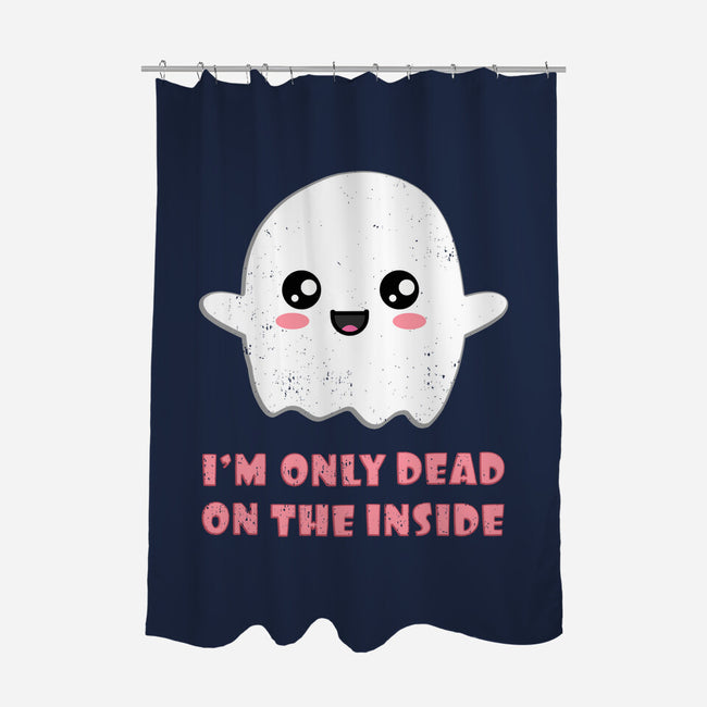 I'm Only Dead On The Inside-none polyester shower curtain-BridgeWalker