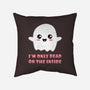 I'm Only Dead On The Inside-none removable cover w insert throw pillow-BridgeWalker