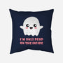 I'm Only Dead On The Inside-none removable cover w insert throw pillow-BridgeWalker