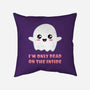 I'm Only Dead On The Inside-none removable cover w insert throw pillow-BridgeWalker