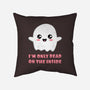 I'm Only Dead On The Inside-none removable cover throw pillow-BridgeWalker