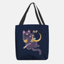 The Moon Cat-none basic tote bag-Douglasstencil