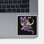 The Moon Cat-none glossy sticker-Douglasstencil
