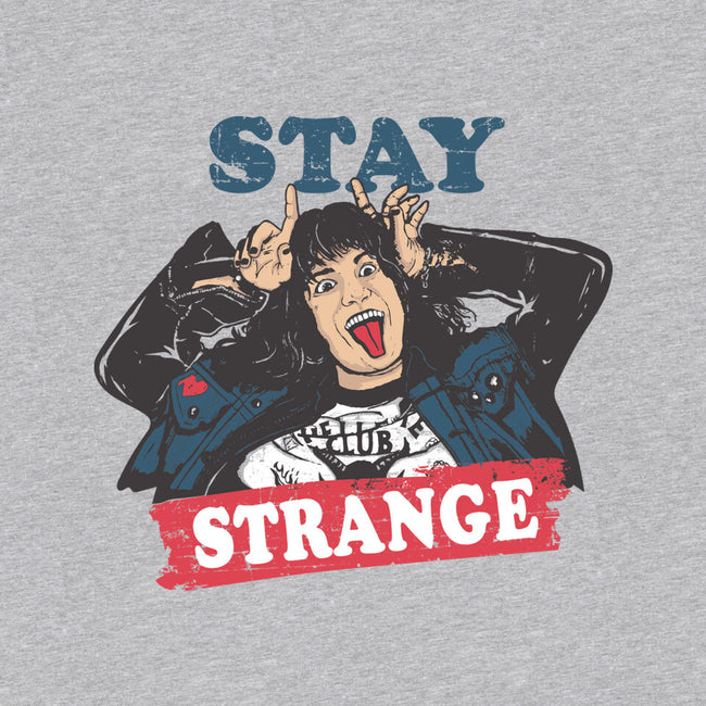Stay Strange-womens off shoulder sweatshirt-turborat14