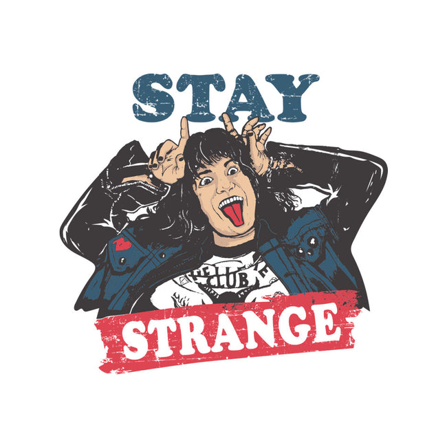 Stay Strange-none beach towel-turborat14