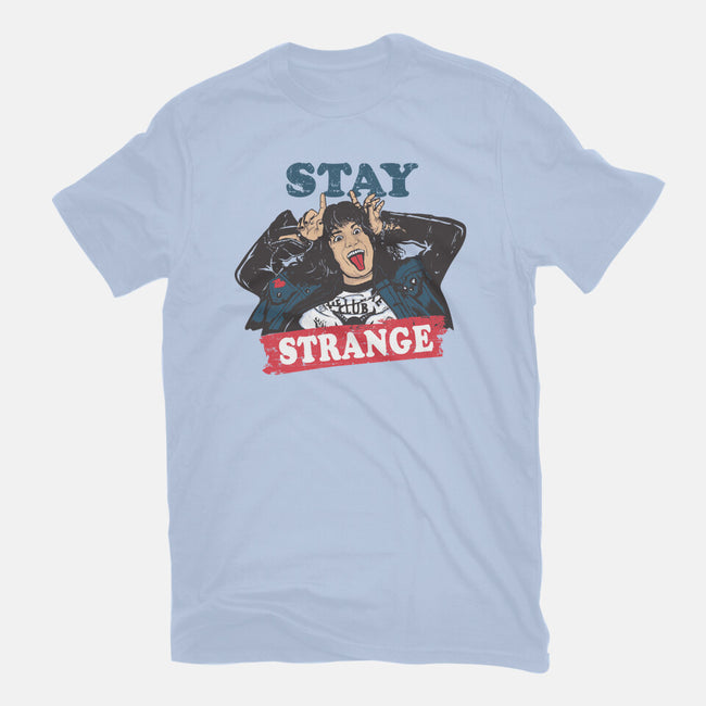 Stay Strange-mens heavyweight tee-turborat14